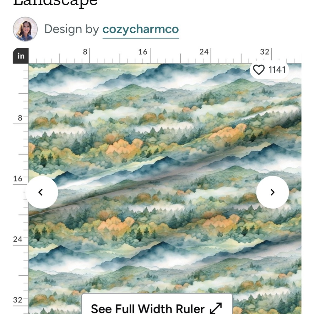 Spoonflower gauze fabric 3 yards